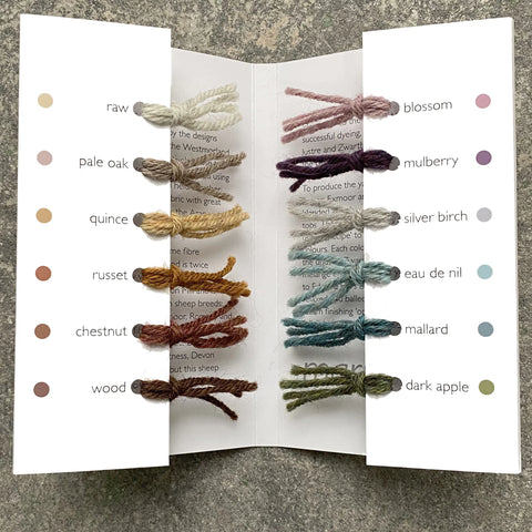Färgkarta British Breeds ARAN